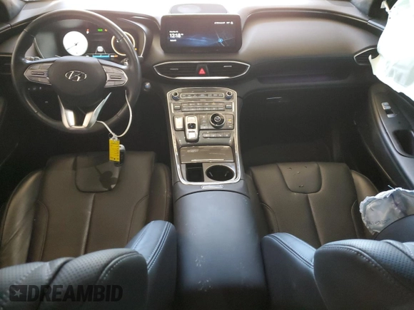 2022 Hyundai Santa Fe Calligraphy with VIN 5NMS54AL0NH457134, listed as a Copart auction lot 50170325 with 25,818 mi miles and Salvage title. Bid and sale history available at DreamBid. Image 8.