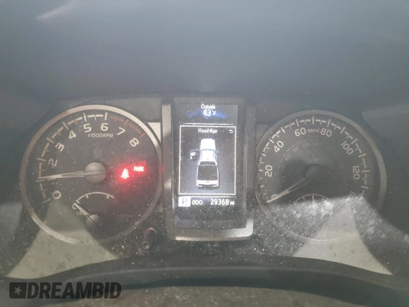 2023 Toyota Tacoma SR with VIN 3TMCZ5AN1PM536781, listed as a Copart auction lot 56674905 with 29,368 mi miles and Salvage title. Bid and sale history available at DreamBid. Image 9.