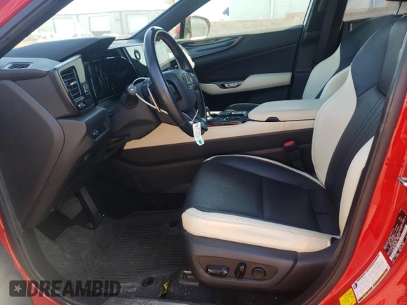 2023 Lexus NX 250 with VIN JTJADCAZXP2007217, listed as a Copart auction lot 60753065 with 35,698 mi miles and Salvage title. Bid and sale history available at DreamBid. Image 7.