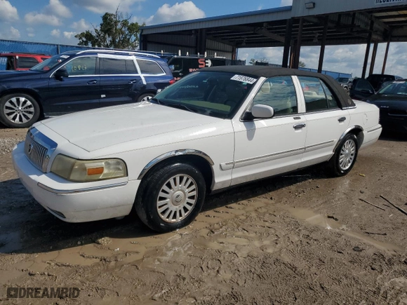2007 Mercury Grand Marquis LS with VIN 2MEFM75WX7X604153, listed as a Copart auction lot 71976844 with 97,614 mi miles and Salvage Title. Bid and sale history available at carsss.com. Image 1.