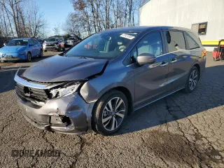 2024 Honda Odyssey Touring z VIN 5FNRL6H88RB032186, wystawiony jako Copart lot #47421565 z przebiegiem Nie podano mil oraz Szkoda całkowita • Salvage title. Historia ofert i sprzedaży dostępna na DreamBid. Obrazek 1.