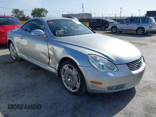 2002 Lexus SC 430 z VIN JTHFN48Y820003596, wystawiony jako IAAI lot #42259004 z przebiegiem 163 019 mil mil oraz . Historia ofert i sprzedaży dostępna na DreamBid. Obrazek 1.