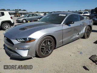 2022 Ford Mustang EcoBoost with VIN 1FA6P8TH9N5100894, listed as a Copart auction lot 50627505 with 41,544 mi miles and Salvage Title. Bid and sale history available at carsss.com. Image 1.