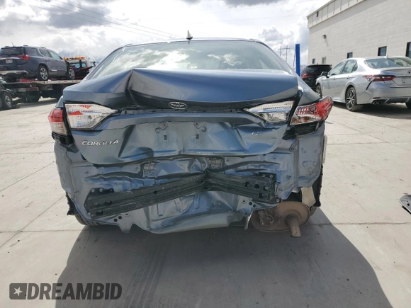 2020 Toyota Corolla LE with VIN JTDEPRAE4LJ050527, listed as a Copart auction lot 51089245 with 76,128 mi miles and Salvage Title. Bid and sale history available at DreamBid. Image 6.