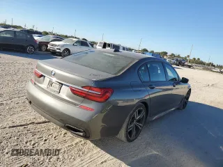 2019 BMW 7 Series 740i with VIN WBA7E2C55KB217471, listed as a Copart auction lot 37298003 with 53,293 mi miles. Bid and sale history available at carsss.com. Image 3.
