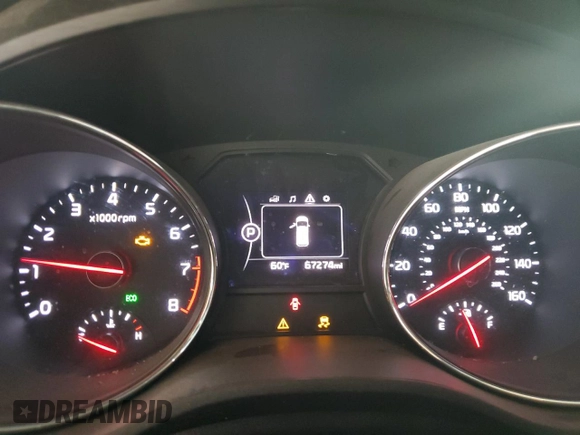 2016 Kia Sedona LX with VIN KNDMB5C18G6209457, listed as a Copart auction lot 47662095 with 67,274 mi miles and Salvage Title. Bid and sale history available at carsss.com. Image 9.
