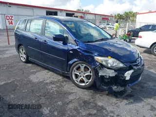 2009 Mazda 5 Sport with VIN JM1CR29L390355978, listed as a IAAI auction lot 41609117 with 118,588 mi miles and . Bid and sale history available at DreamBid. Image 1.