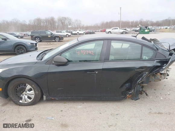 2013 Chevrolet Cruze LS with VIN 1G1PA5SG4D7132641, listed as a IAAI auction lot 41951792 with 106,800 mi miles. Bid and sale history available at carsss.com. Image 14.