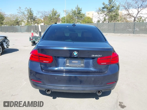 2017 BMW 3 Series 340i with VIN WBA8B3G34HNU36490, listed as a IAAI auction lot 41990840 with Not Provided miles and . Bid and sale history available at carsss.com. Image 16.