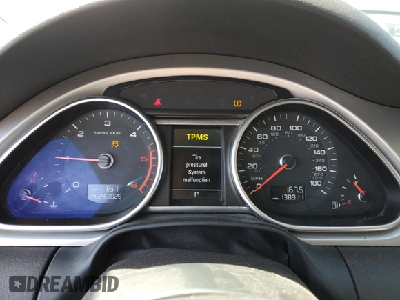 2012 Audi Q7 3.0L TDI Premium Plus with VIN WA1LMAFE2CD008148, listed as a Copart auction lot 54406945 with 138,911 mi miles and Salvage Title. Bid and sale history available at carsss.com. Image 9.
