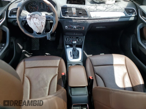 2017 Audi Q3 Premium with VIN WA1ECCFS3HR011650, listed as a Copart auction lot 59007505 with 67,728 mi miles and Salvage title. Bid and sale history available at DreamBid. Image 8.