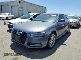 2014 Audi A4 Premium Plus with VIN WAUHFAFL9EN013443, listed as a Copart auction lot 58468394 with 149,965 mi miles and Salvage title. Bid and sale history available at DreamBid. Image 1.