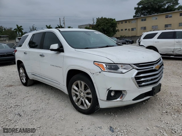 2018 Chevrolet Traverse High Country with VIN 1GNEVKKW2JJ147170, listed as a Copart auction lot 88709985 with 0 mi miles and Salvage Title. Bid and sale history available at carsss.com. Image 4.