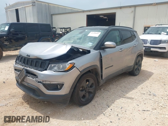 2018 Jeep Compass Latitude with VIN 3C4NJCBBXJT494116, listed as a IAAI auction lot 42150992 with 96,125 mi miles and . Bid and sale history available at DreamBid. Image 2.