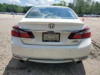 2017 Honda Accord Touring with VIN 1HGCR3F93HA025265, listed as a Copart auction lot 56406375 with 156,273 mi miles and Salvage title. Bid and sale history available at DreamBid. Image 6.