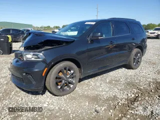 2024 Dodge Durango GT Plus with VIN 1C4RDHDG4RC190057, listed as a Copart auction lot 50124875 with 11,934 mi miles and Salvage title. Bid and sale history available at DreamBid. Image 1.