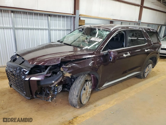 2025 Hyundai Palisade SEL with VIN KM8R24GE1SU826762, listed as a Copart auction lot 47082835 with 19,482 mi miles and Non Repairable. Bid and sale history available at carsss.com. Image 1.