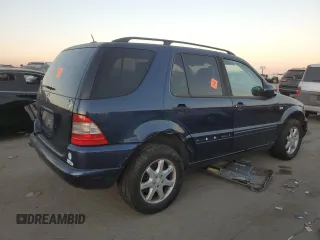 2001 Mercedes-Benz M 320/430/500 z VIN 4JGAB72E91A260677, wystawiony jako Copart lot #89200235 z przebiegiem 180 414 mil mil oraz Szkoda całkowita • Salvage title. Historia ofert i sprzedaży dostępna na DreamBid. Obrazek 3.