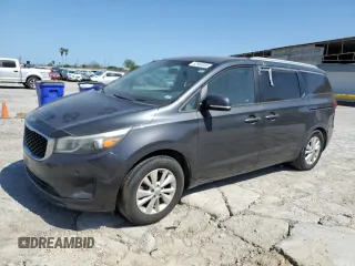 2017 Kia Sedona LX with VIN KNDMB5C14H6267194, listed as a Copart auction lot 52965895 with 0 mi miles and Clean Title. Bid and sale history available at carsss.com. Image 1.