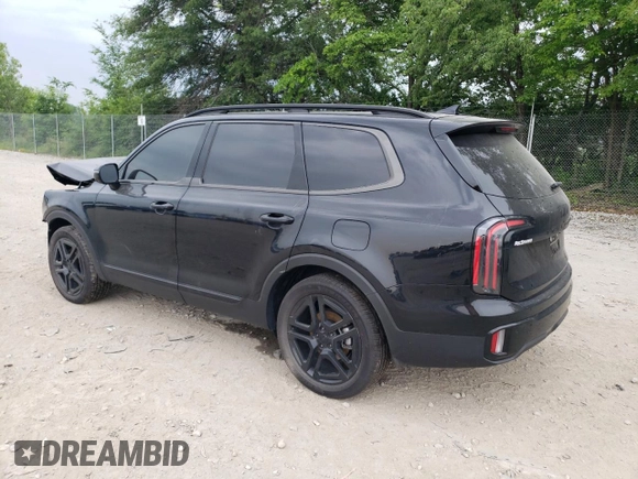 2025 Kia Telluride SX-Prestige X-Line with VIN 5XYP5DGC9SG593927, listed as a Copart auction lot 60435035 with 7,925 mi miles and Salvage title. Bid and sale history available at DreamBid. Image 2.