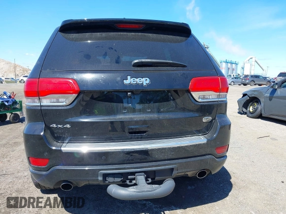 2017 Jeep Grand Cherokee Overland with VIN 1C4RJFCG0HC844713, listed as a IAAI auction lot 42293301 with 83,791 mi miles and . Bid and sale history available at DreamBid. Image 16.