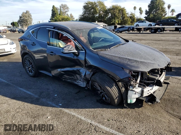 2024 Lexus NX 350h with VIN 2T2AKCEZ1RC025852, listed as a Copart auction lot 76805884 with 15,777 mi miles and Salvage title. Bid and sale history available at DreamBid. Image 4.