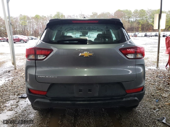 2021 Chevrolet TrailBlazer LS with VIN KL79MMS25MB178348, listed as a Copart auction lot 89196695 with 22,501 mi miles and Salvage Title. Bid and sale history available at carsss.com. Image 6.