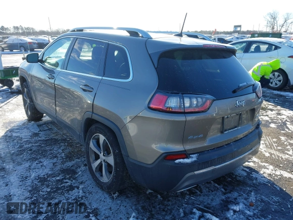 2019 Jeep Cherokee Limited with VIN 1C4PJMDX5KD441256, listed as a IAAI auction lot 41270619 with 83,309 mi miles and . Bid and sale history available at DreamBid. Image 3.