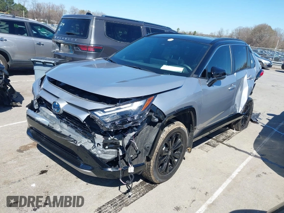 2024 Toyota RAV4 Hybrid XSE with VIN 4T3E6RFV7RU168500, listed as a IAAI auction lot 41750864 with 5,965 mi miles. Bid and sale history available at carsss.com. Image 17.