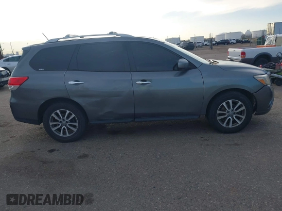 2015 Nissan Pathfinder SL with VIN 5N1AR2MM0FC635824, listed as a IAAI auction lot 41766141 with 101,883 mi miles and . Bid and sale history available at DreamBid. Image 13.