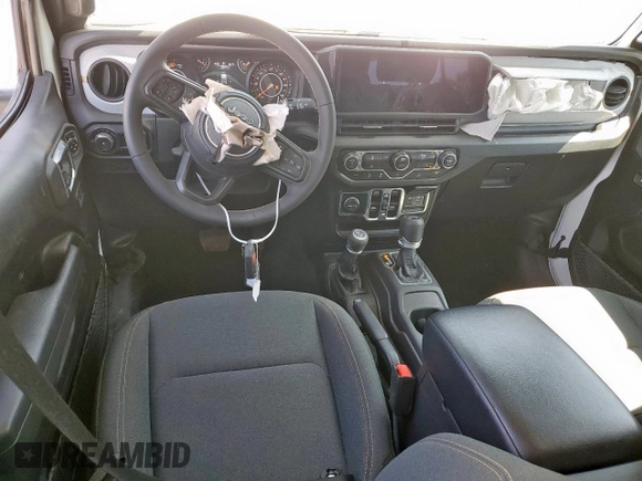 2024 Jeep Wrangler Sport S z VIN 1C4PJXDN0RW300836, wystawiony jako Copart lot #58348255 z przebiegiem 16 171 mil mil oraz Czysty tytuł • Clean title. Historia ofert i sprzedaży dostępna na DreamBid. Obrazek 8.