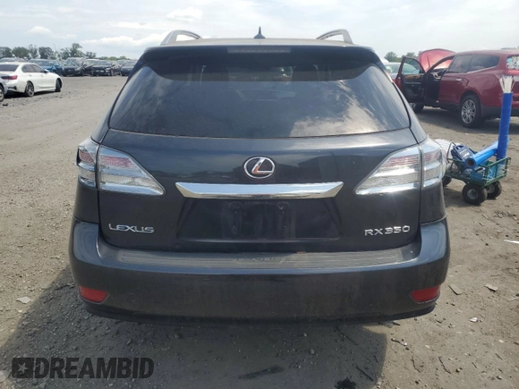 2010 Lexus RX 350 with VIN 2T2BK1BA9AC058058, listed as a Copart auction lot 65525185 with 146,659 mi miles and Salvage title. Bid and sale history available at DreamBid. Image 6.