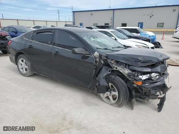 2016 Chevrolet Malibu LS with VIN 1G1ZB5ST6GF348133, listed as a Copart auction lot 48878635 with 0 mi miles and Clean Title. Bid and sale history available at carsss.com. Image 4.