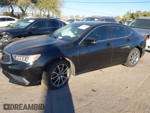 2018 Acura TLX with VIN 19UUB2F35JA005796, listed as a IAAI auction lot 40994752 with Not provided miles and . Bid and sale history available at DreamBid. Image 16.