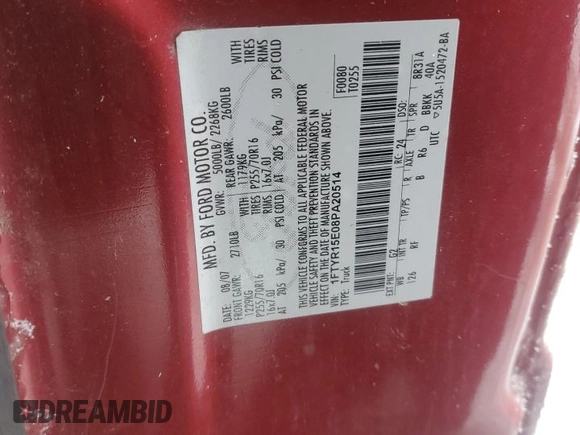 2008 Ford Ranger XL z VIN 1FTYR15E08PA20514, wystawiony jako Copart lot #52145545 z przebiegiem 119 188 mil mil oraz Czysty tytuł • Clean title. Historia ofert i sprzedaży dostępna na DreamBid. Obrazek 12.