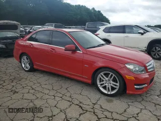 2012 Mercedes-Benz C 250 Sport z VIN WDDGF4HB7CR220929, wystawiony jako Copart lot #58982105 z przebiegiem 72 639 mil mil oraz Czysty tytuł • Clean title. Historia ofert i sprzedaży dostępna na DreamBid. Obrazek 4.
