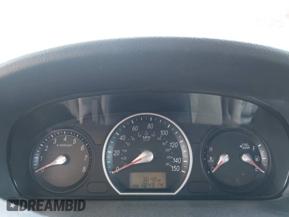 2007 Hyundai Sonata GLS with VIN 5NPET46C17H235185, listed as a IAAI auction lot 42079476 with 184,914 mi miles and . Bid and sale history available at DreamBid. Image 7.
