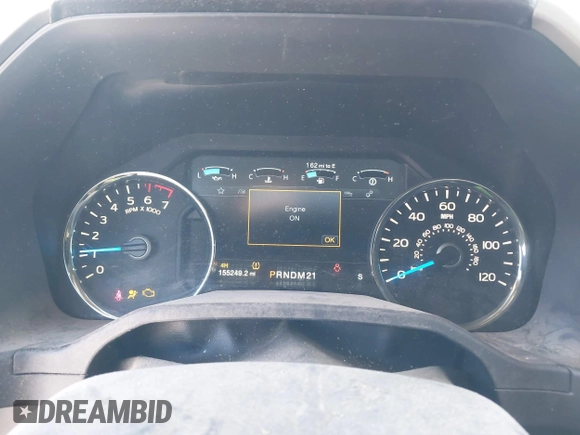 2015 Ford F-150 XLT with VIN 1FTEW1EP4FFC24409, listed as a IAAI auction lot 41306158 with 155,249 mi miles. Bid and sale history available at carsss.com. Image 7.