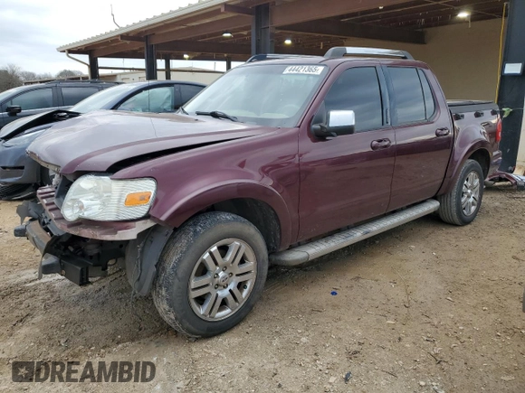 2008 Ford Explorer Sport Trac Limited with VIN 1FMEU33EX8UA44865, listed as a Copart auction lot 44421365 with 286,234 mi miles and Salvage title. Bid and sale history available at DreamBid. Image 1.