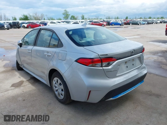 2020 Toyota Corolla L with VIN 5YFDPRAE3LP005764, listed as a IAAI auction lot 36486193 with 53,048 mi miles. Bid and sale history available at carsss.com. Image 3.