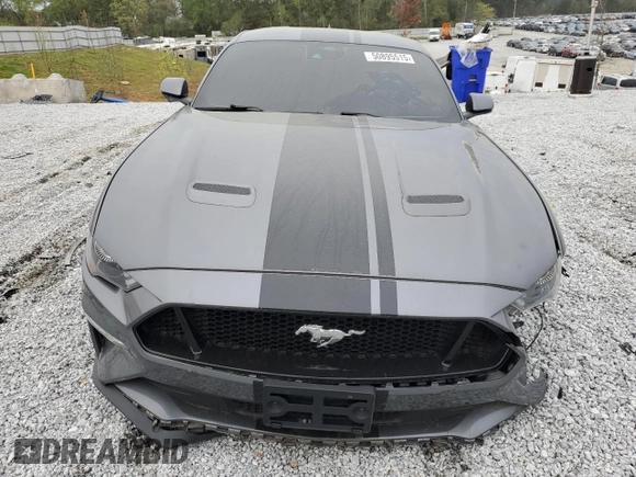 2021 Ford Mustang GT with VIN 1FA6P8CF5M5123683, listed as a Copart auction lot 50895515 with 83,245 mi miles and Salvage title. Bid and sale history available at DreamBid. Image 5.