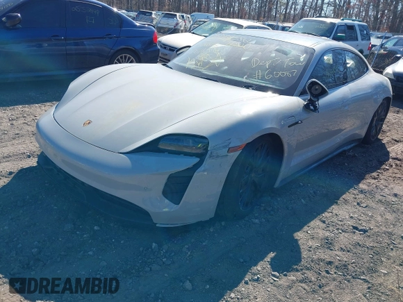 2023 Porsche Taycan GTS with VIN WP0AD2Y19PSA47434, listed as a IAAI auction lot 41762057 with Not Provided miles and . Bid and sale history available at DreamBid. Image 2.