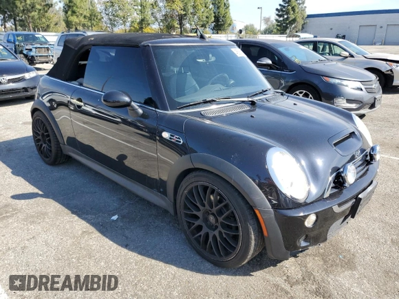 2008 MINI Convertible S with VIN WMWRH33508TL97385, listed as a Copart auction lot 45588455 with 79,434 mi miles and Salvage title. Bid and sale history available at DreamBid. Image 4.
