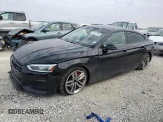 2019 Audi A5 Sportback Premium with VIN WAUANCF58KA053517, listed as a Copart auction lot 45351795 with 102,879 mi miles and Salvage Title. Bid and sale history available at carsss.com. Image 1.