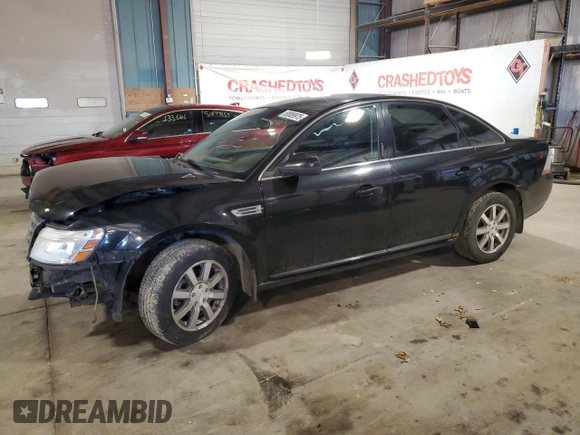 2009 Ford Taurus SEL with VIN 1FAHP27W99G102850, listed as a Copart auction lot 50009975 with 184,829 mi miles and Salvage Title. Bid and sale history available at carsss.com. Image 1.