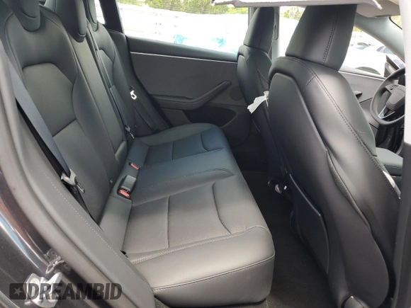 2025 Tesla Model 3 Long Range with VIN 5YJ3E1EA1SF938356, listed as a Copart auction lot 50609695 with 807 mi miles and Salvage Title. Bid and sale history available at DreamBid. Image 11.