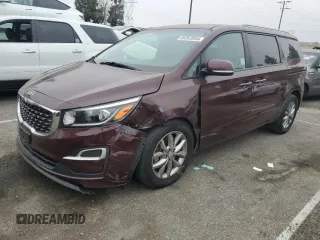 2019 Kia Sedona EX with VIN KNDMB5C10K6516212, listed as a Copart auction lot 86363854 with 67,144 mi miles and Salvage Title. Bid and sale history available at carsss.com. Image 1.
