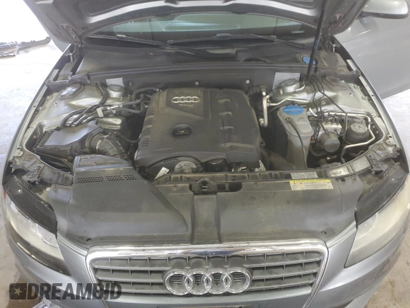 2011 Audi A4 Premium with VIN WAUAFAFLXBN046433, listed as a Copart auction lot 57115635 with 130,828 mi miles and Salvage title. Bid and sale history available at DreamBid. Image 11.