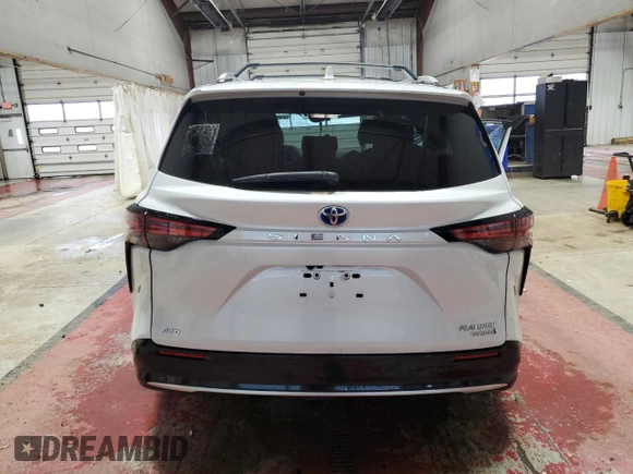 2023 Toyota Sienna Platinum with VIN 5TDESKFC5PS103449, listed as a Copart auction lot 85737154 with 16,186 mi miles and Non Repairable. Bid and sale history available at DreamBid. Image 6.