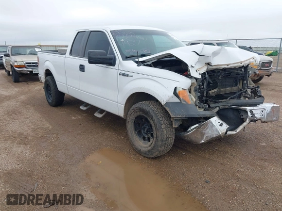 2014 Ford F-150 XL with VIN 1FTFX1CFXEKF94927, listed as a IAAI auction lot 42441473 with 127,857 mi miles and . Bid and sale history available at DreamBid. Image 1.
